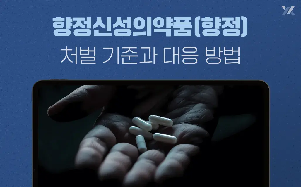 향정신성의약품(향정) 처벌 기준과 대응 방법