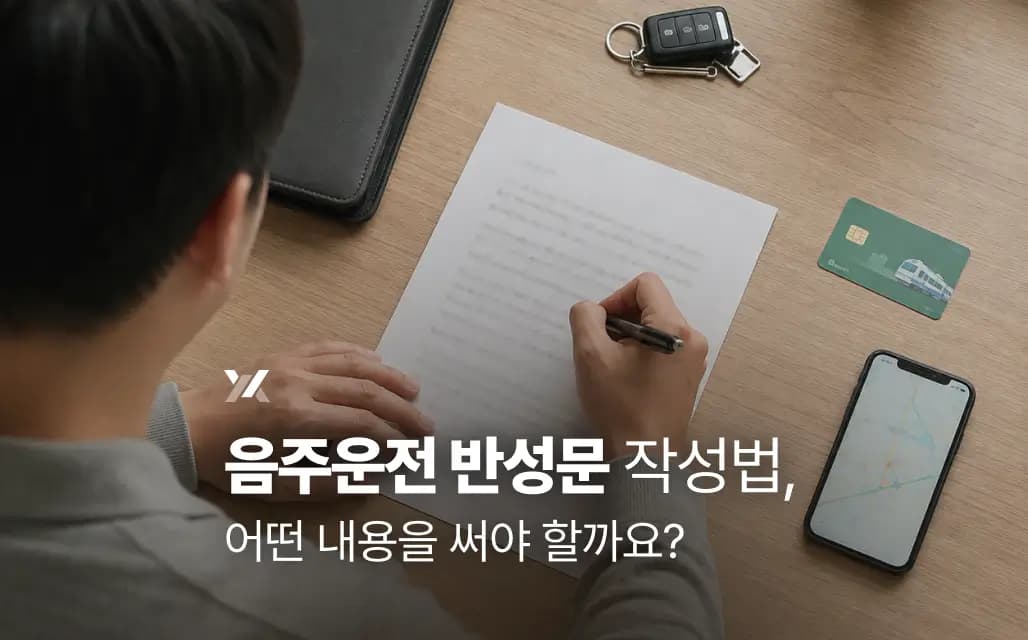 음주운전 반성문 작성법, 어떤 내용을 써야 할까요?