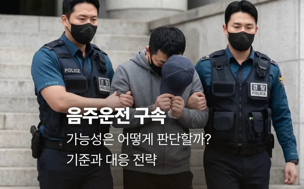 음주운전 구속 가능성은 어떻게 판단할까 | 기준과 대응 전략
