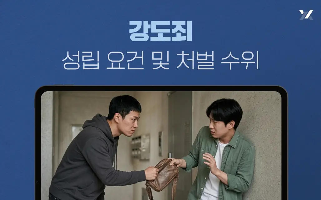 강도죄 성립 요건 및 처벌 수위