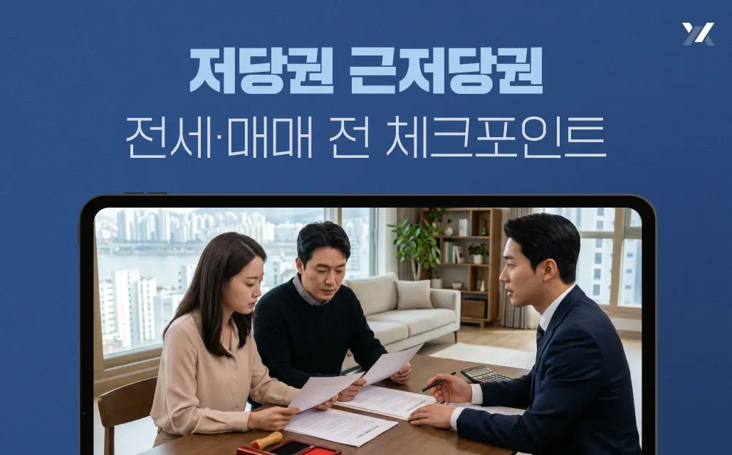 저당권 근저당권 차이 | 전세·매매 전 체크포인트